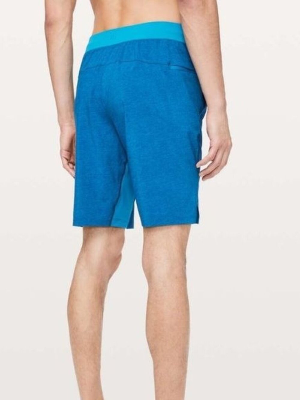 Lululemon T.H.E. Short 9" Linerless Heathered Vivid Aqua Large